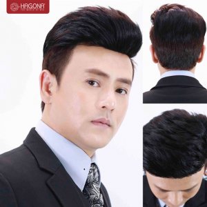 Tóc giả nam kiểu vuốt ngược Side swept