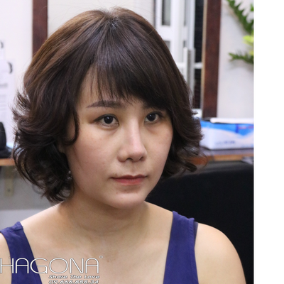 Kiểu tóc cho người tóc mỏng trán cao 1