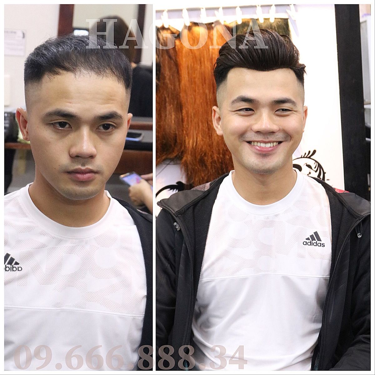 Tóc giả nam undercut