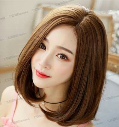 tóc giả nguyên đầu không mái 4