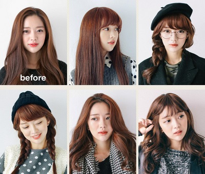 tóc mái giả bằng tóc thật 3