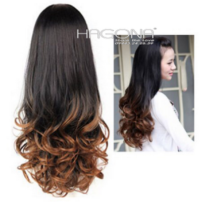 tóc giả nữ làm từ tóc thật 1