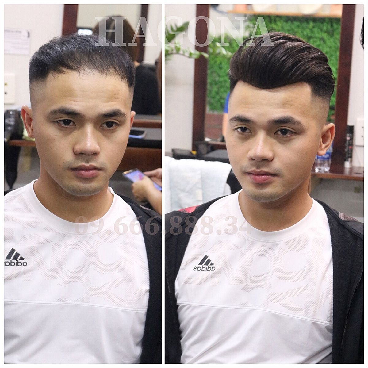 Tóc mái hói nam cao cấp