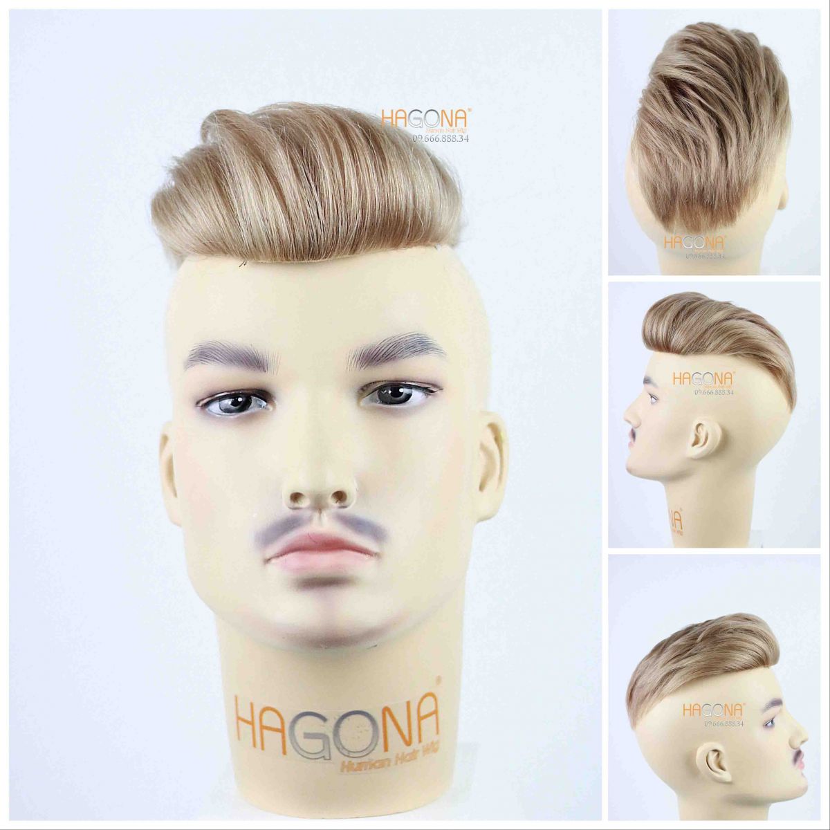 Mẫu Tóc giả nam undercut giá rẻ đẹp tại tphcm của tóc giả HAGONA