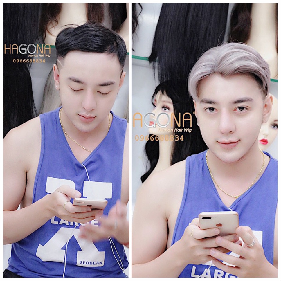 kiểu tóc cho nam trán hói 2