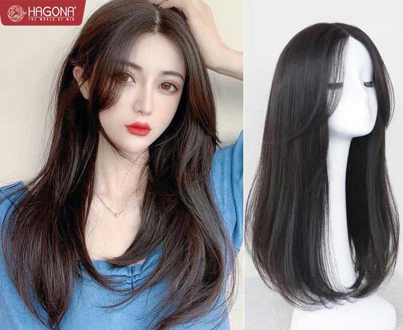 Tóc giả nguyên đầu bằng tóc thật 2