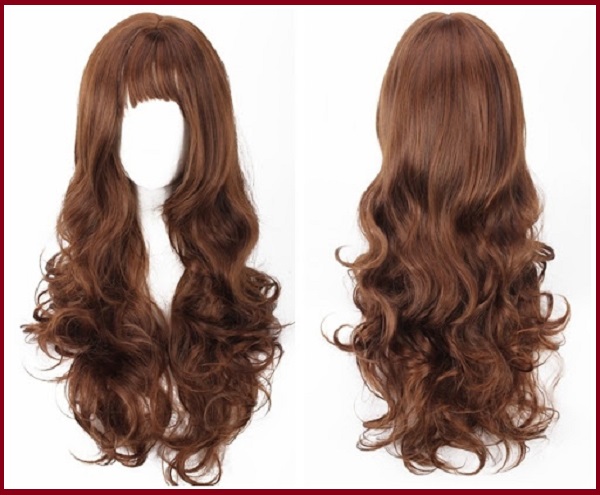 cách chải tóc giả xoăn