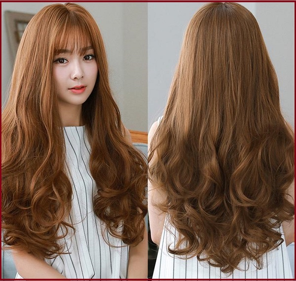 cách chải tóc giả xoăn