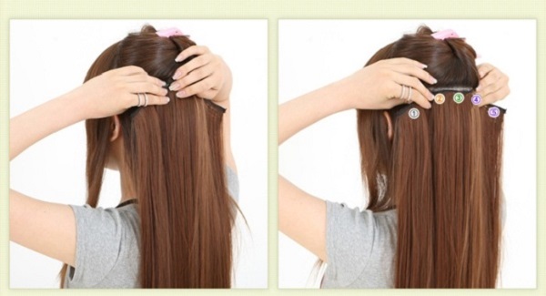 cách đội tóc giả nửa đầu