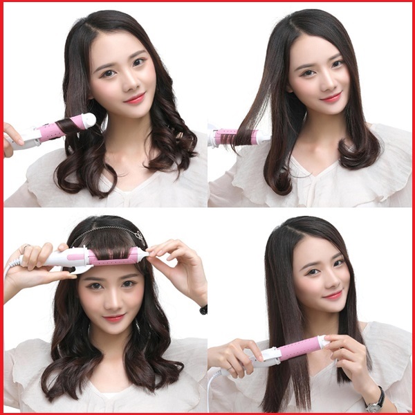 cách giữ tóc uốn giả