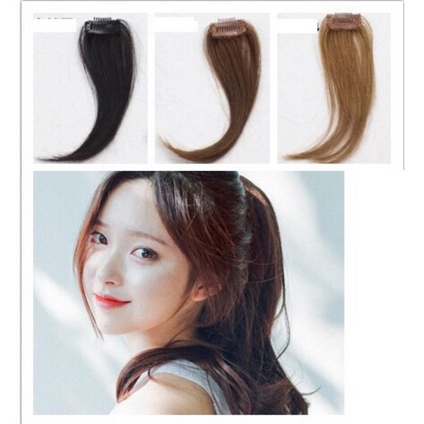 có nên dùng tóc mái giả không?