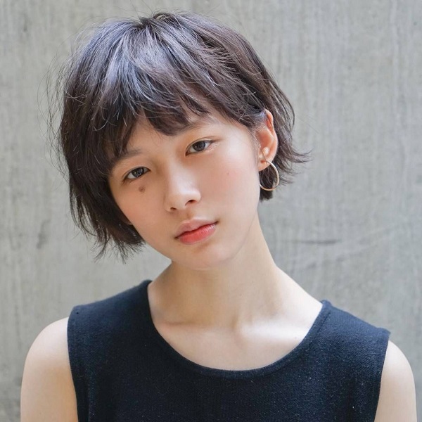 kiểu tóc ngắn pixie cho khuôn mặt nhỏ gầy