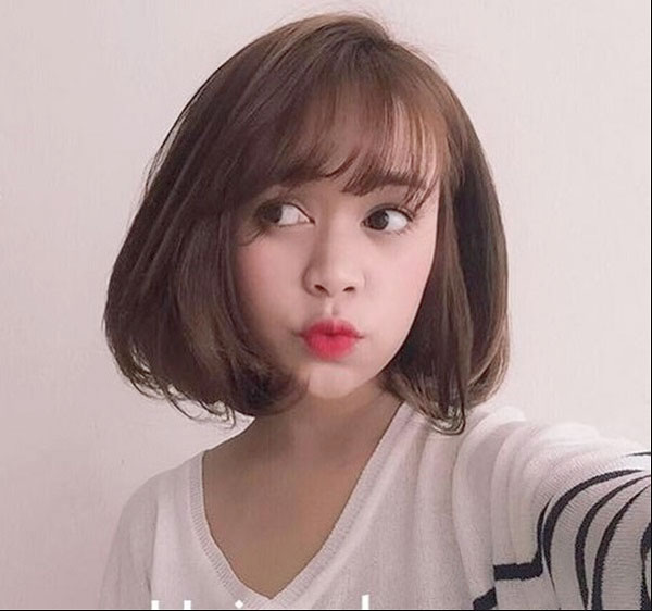 kiểu tóc uốn cụp