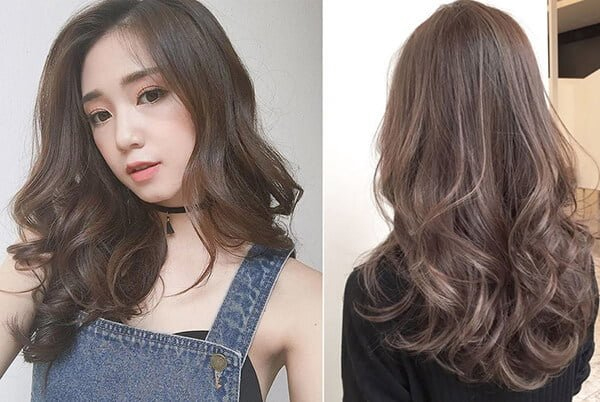 kiểu tóc xoăn nhẹ