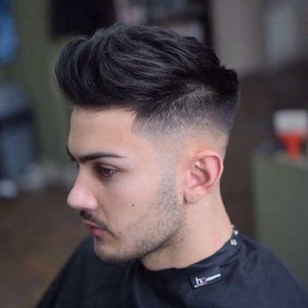 kiểu tóc nam layer kết hợp quiff