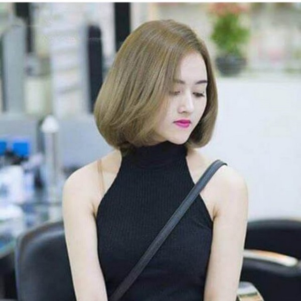 màu tóc đẹp rêu vàng