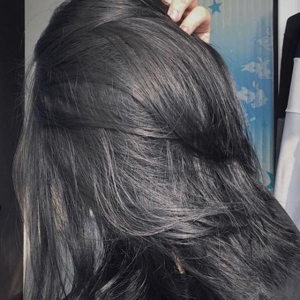 màu tóc đẹp than chì