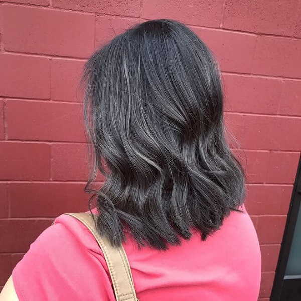 màu tóc đẹp than chì