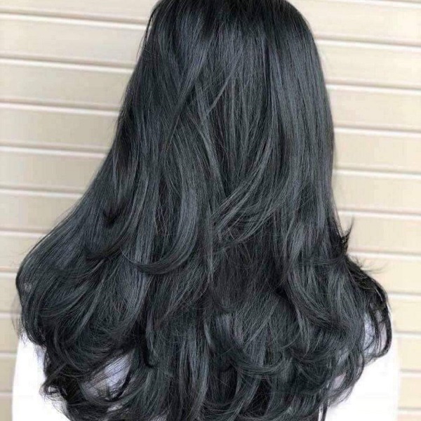 màu tóc đẹp than chì