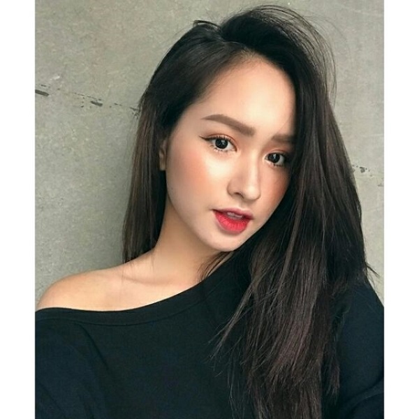 màu tóc đẹp nâu đen