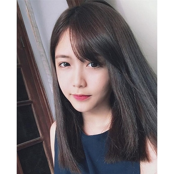 màu tóc đẹp nâu đen