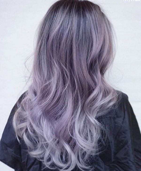 màu tóc đẹp nhuộm ombre