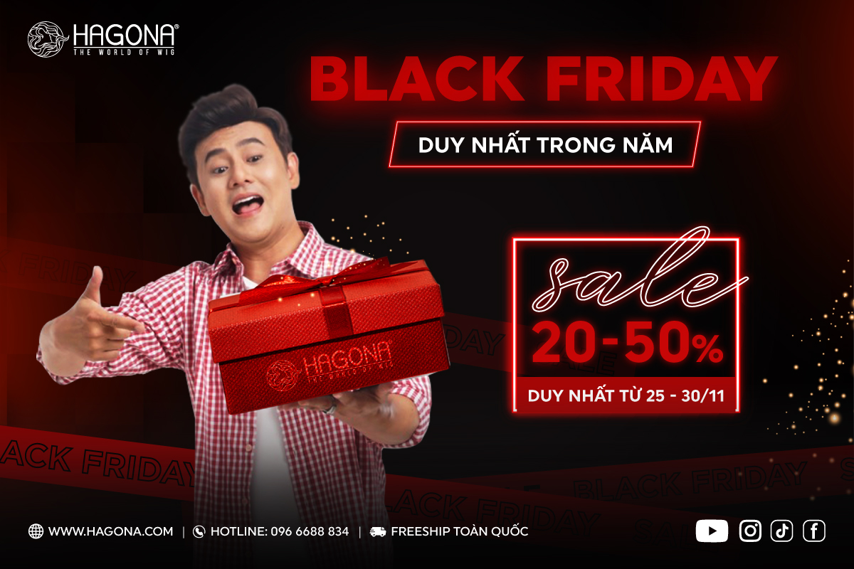 Tóc giả Hagona Sale Black friday 2022