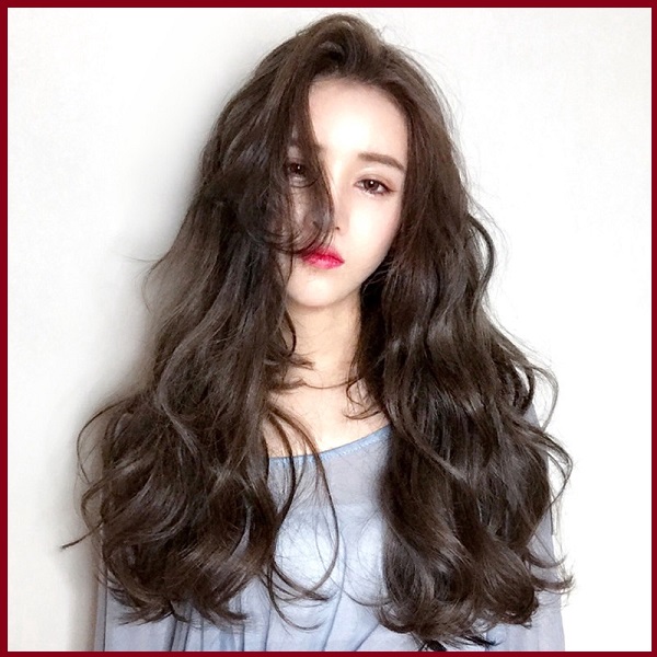 tóc giả mái dài uốn xoăn