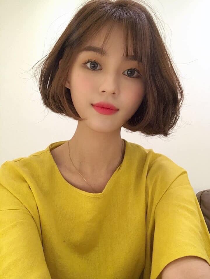 tóc giả nữ dễ thương