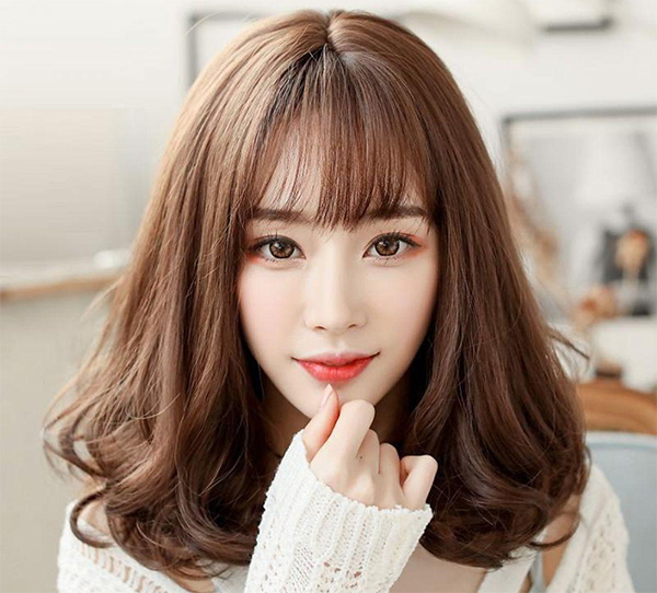 tóc màu nâu tây socola