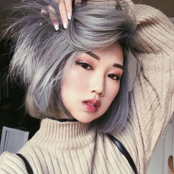 Tóc màu xám khói