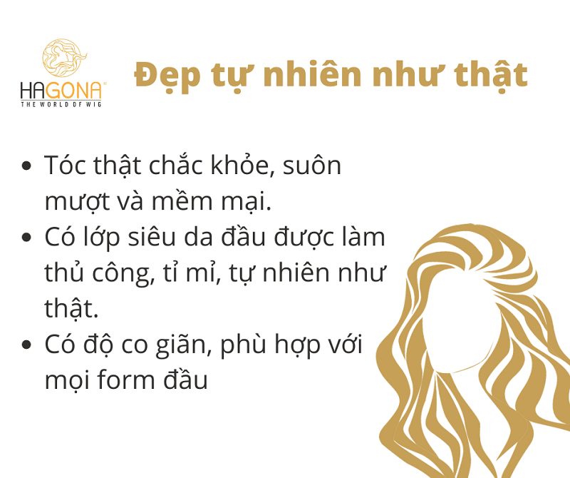 tóc giả làm bằng tóc thật