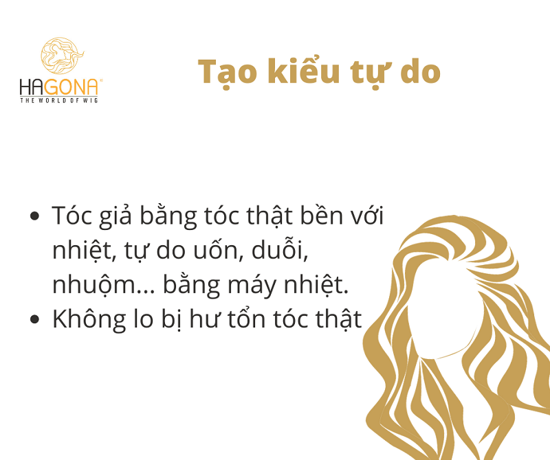 tóc giả làm bằng tóc thật