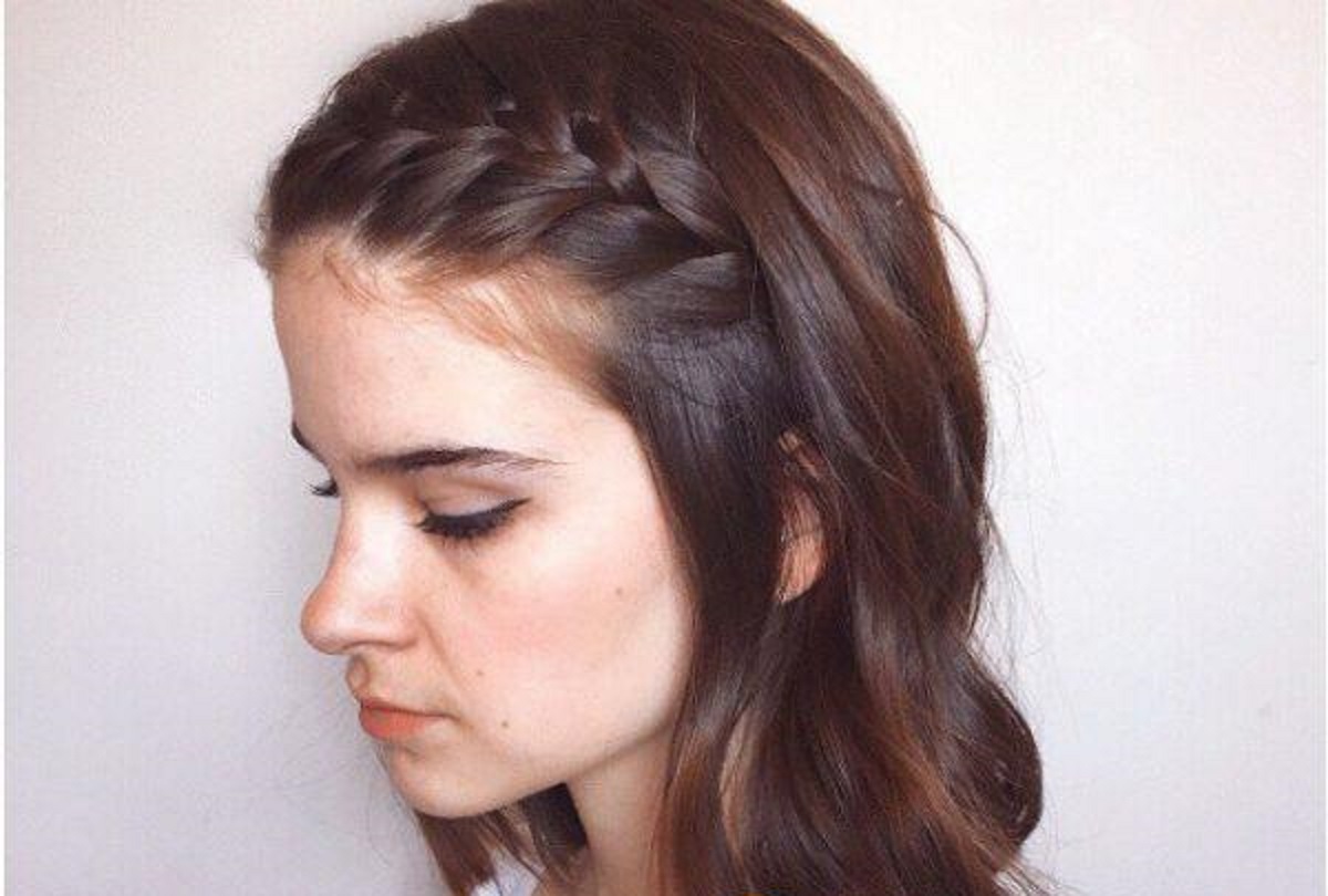 cách tết tóc ngắn ngang vai 