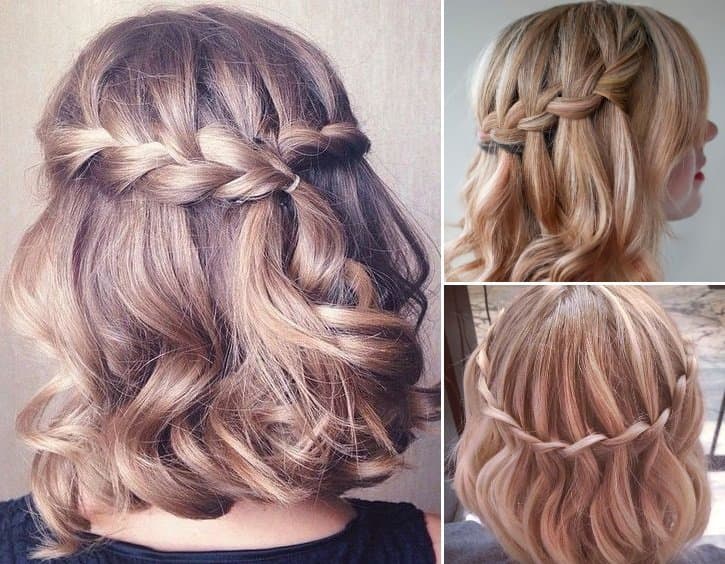 cách thắt bím cho tóc ngắn