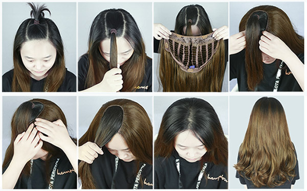 kẹp tóc giả chữ u