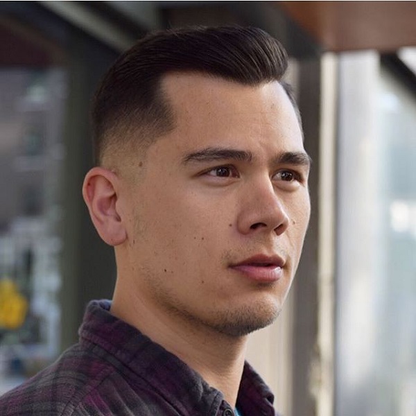 kiểu tóc cho nam trán hói chữ M