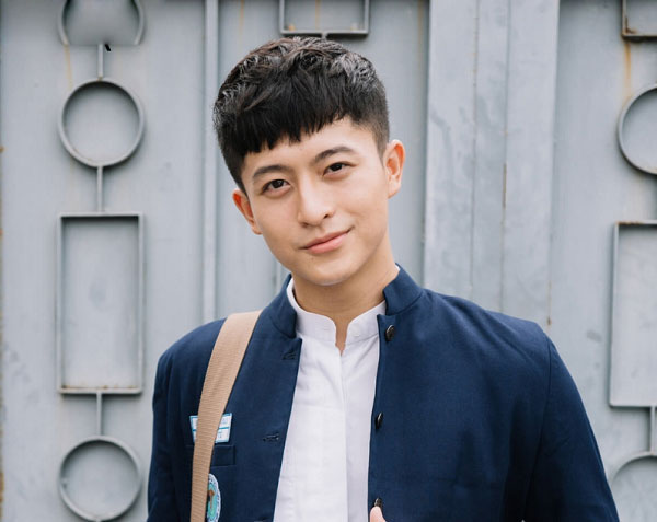 kiểu tóc nam mặt vline