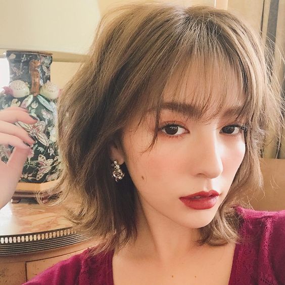 kiểu tóc layer uốn