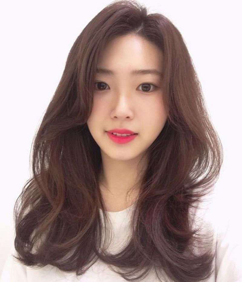 kiểu tóc layer uốn