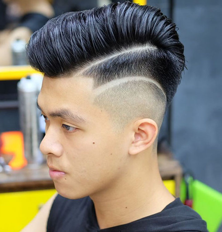 kiểu tóc nam cho mặt mập