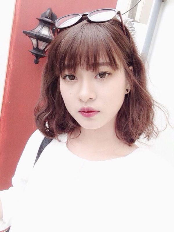 kiểu tóc ngắn cho mặt tròn