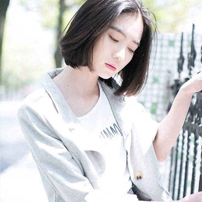 kiểu tóc nữ cho mặt vuông