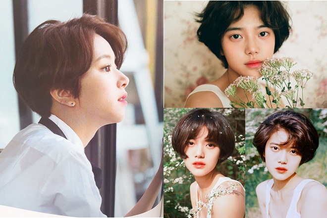 kiểu tóc nữ cho mặt vuông