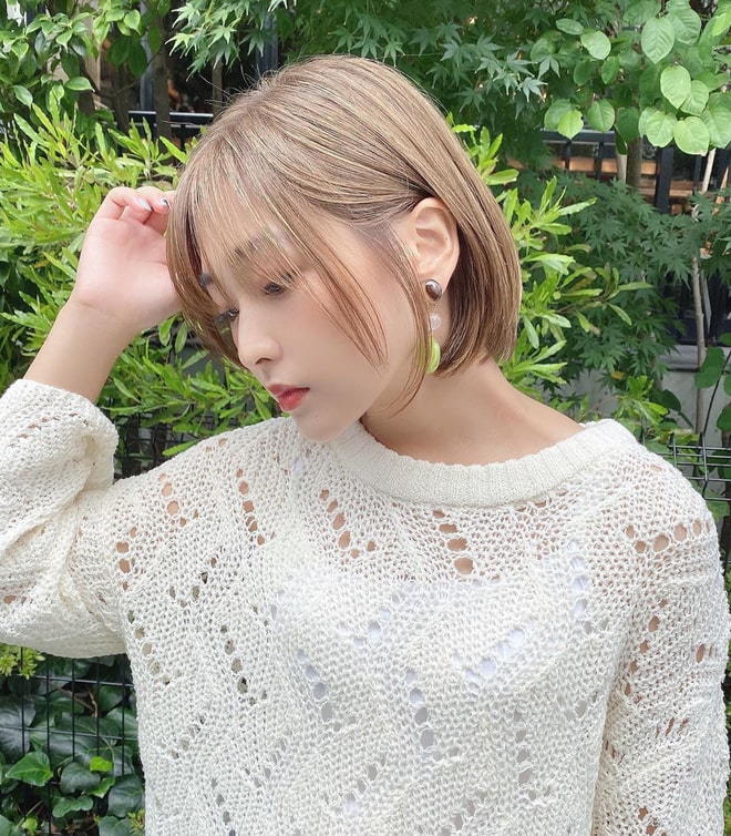 màu tóc nâu sữa