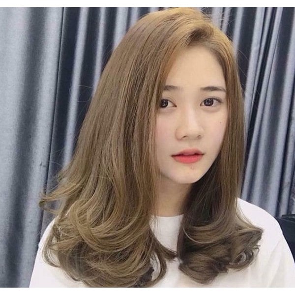 màu tóc nâu sữa