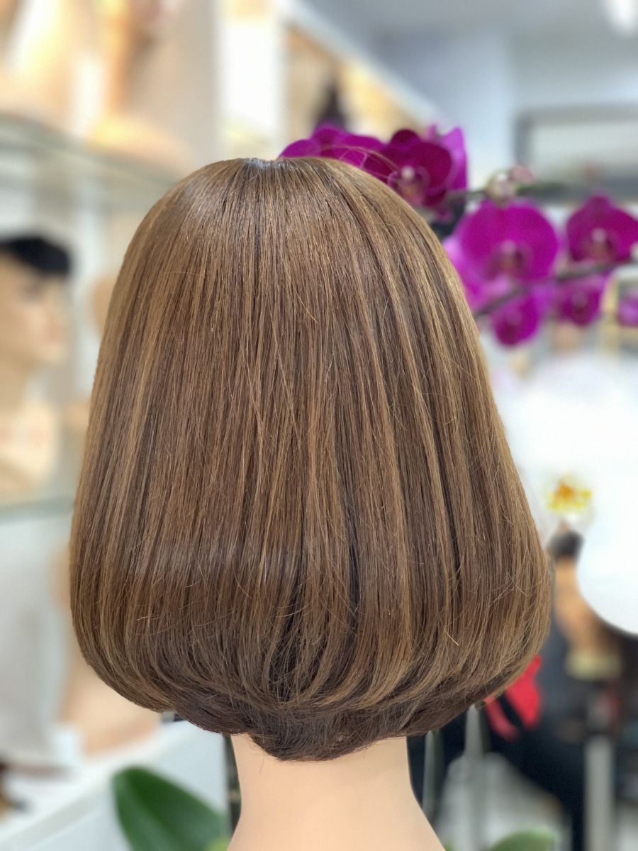 mua tóc giả bằng tóc thật siêu da đầu tại hagona