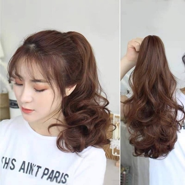 sử dụng tóc giả ngoạm