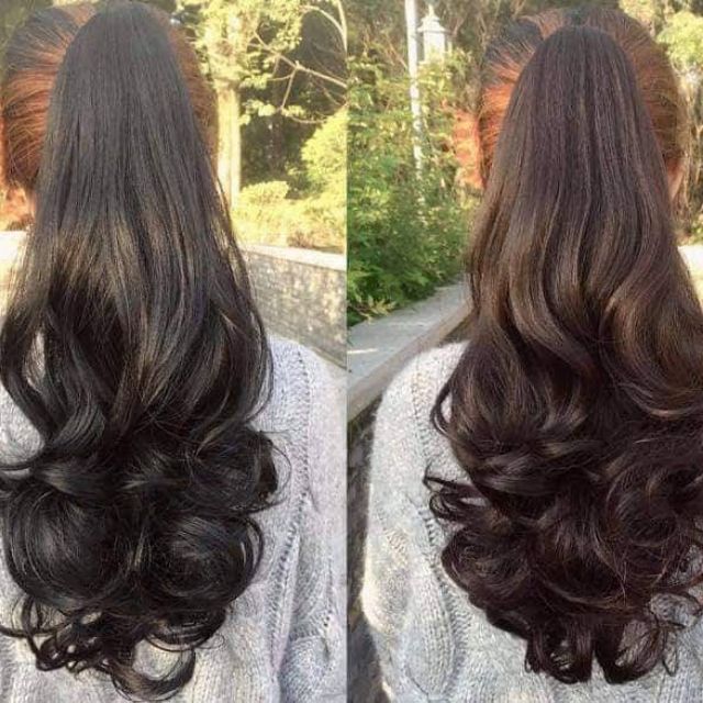 sử dụng tóc giả ngoạm