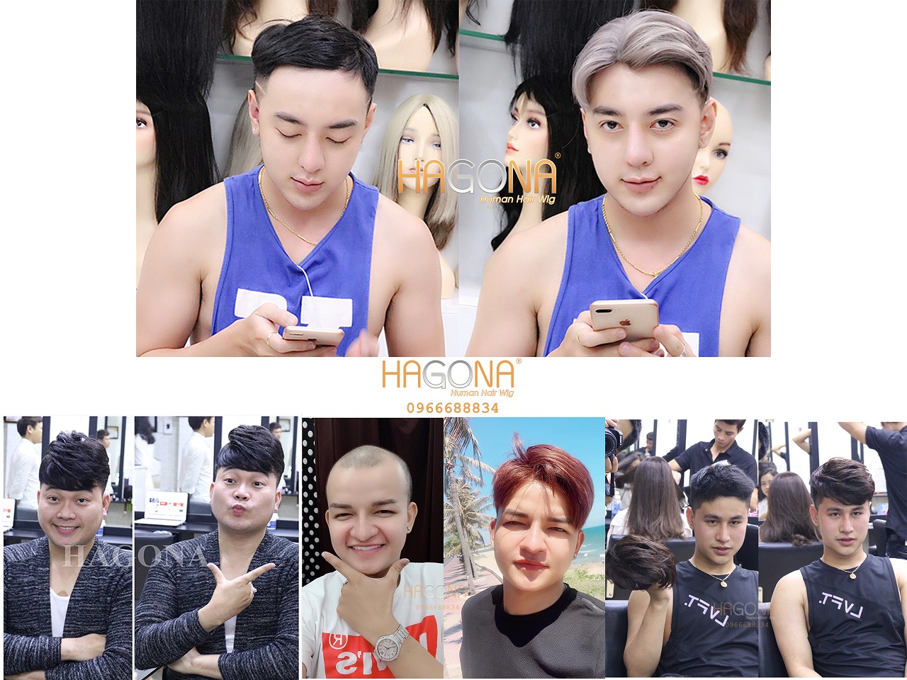 Tóc giả Hagona